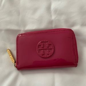 Pink Tory Burch Card Holder